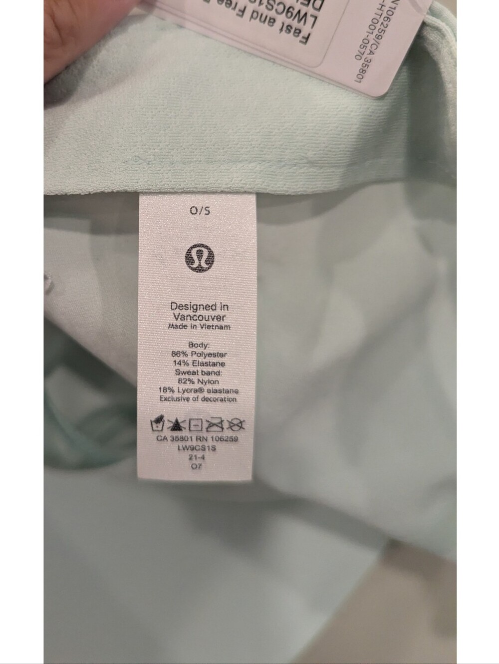 NWT Lululemon Fast And Free Run Hat In Mint Green One Size - Picture 6 of 8